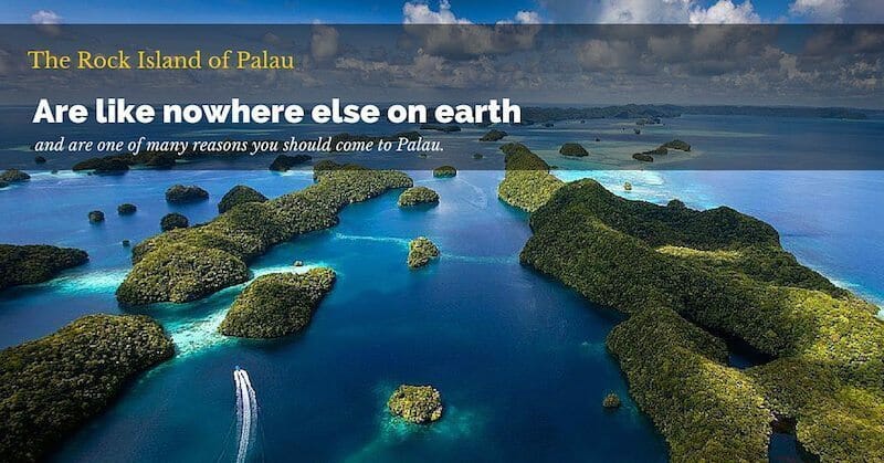 Rock islands palau