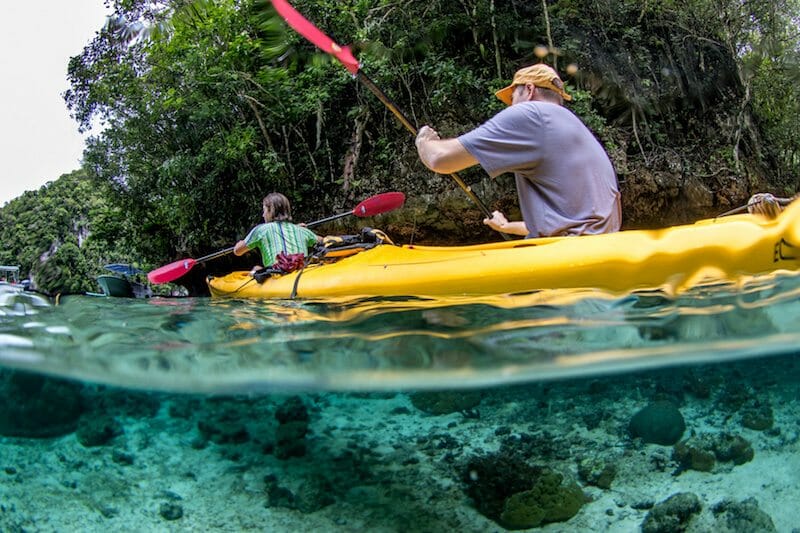 Kayak through the Rock Islands Palau