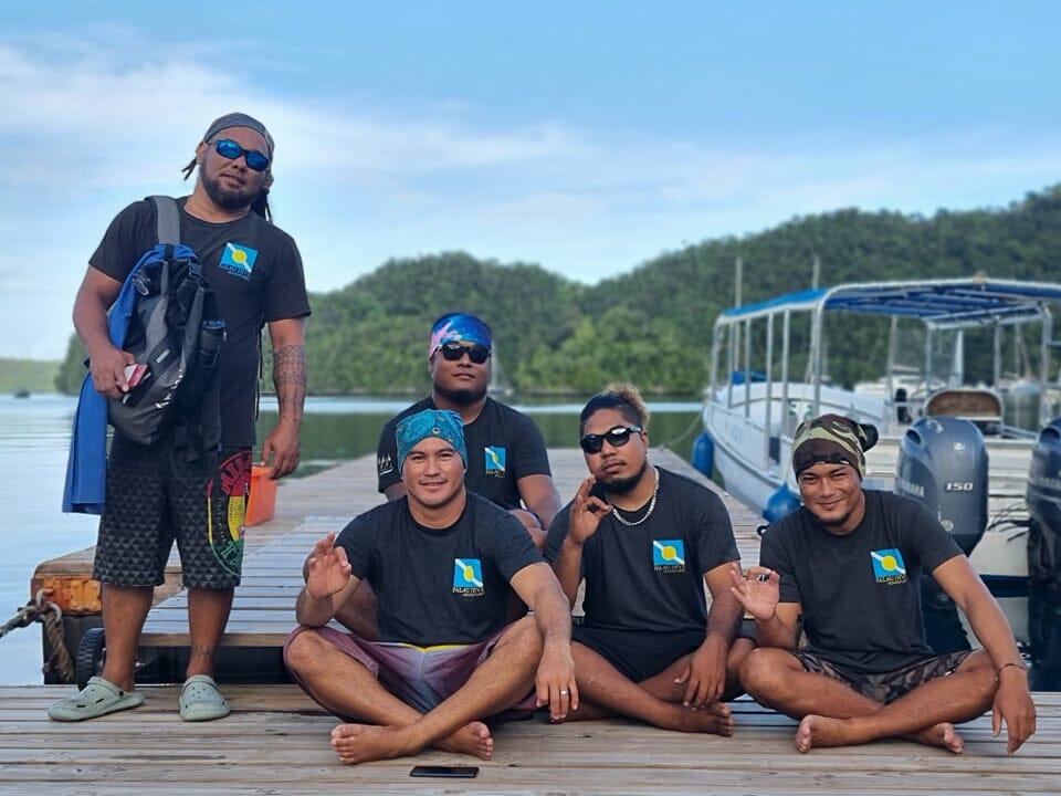 Palau dive adventures dive guide team